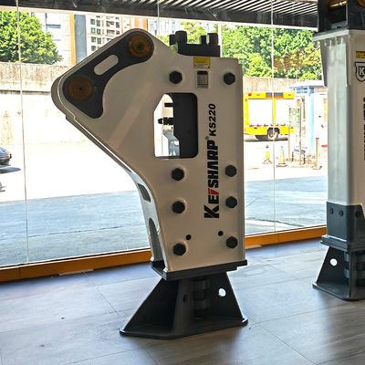 KS220 Side Type Hydraulic Breaker 140mm Chisel Diameter 400-550bpm voor 20-27 ton graafmachine