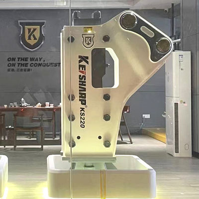 KS220 Side Type Hydraulic Breaker 140mm Chisel Diameter 400-550bpm voor 20-27 ton graafmachine