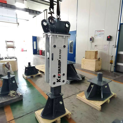 KS100 graafmachine Hydraulische rotsenbreker Machine Top Type 75mm Chisel Diameter