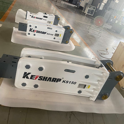100 mm beitel KEISHARP KS150 Top Type Hydraulische Breaker Voor Mini Graafmachine
