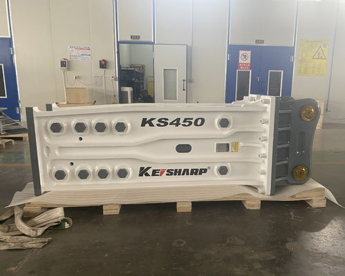 KS450 Top Type 190mm Chisel Excavator Hydraulische Rotsbreker Voor Spoorwegen / Architectuur