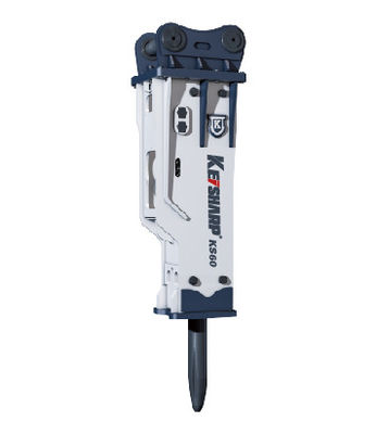 KS60 Gezwaaid type Hydraulische graafmachine breaker 53 mm schisel diameter