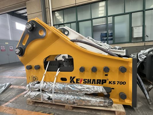 Efficiënt zijdelingse hydraulische breaker 33500 J slagkracht 35-38 bar Hydraulische druk