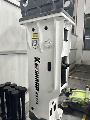 KS220 Box Type Hydraulische Breaker Voor 16-22 Tonnen Graafmachine 140mm Chisel Diameter