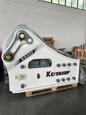 KS550 Hydraulische breeker van zijtype met 200 mm schiseldiameter voor graafmachine voor wegbouw