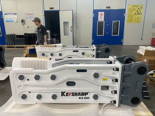 KS200 Top type Hydraulische breeker 135 mm schisel diameter voor 18-22 ton graafmachine