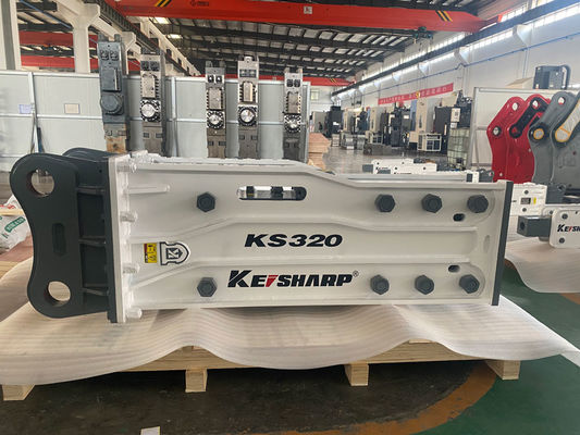 KS320 Top Type Rock Hydraulische Breaker Machine 155mm Slijpdiameter