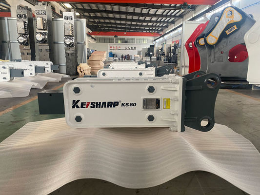 KS80 Top Type Rock Hydraulische Breaker Machine 68 mm Slijpdiameter