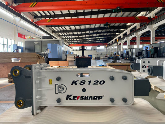 KS120 Top Type Rock Hydraulische Breaker Machine 85 mm Slijpdiameter