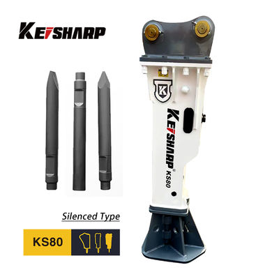 KS220 Top Type 140mm Chisel Excavator Stone Breaker Machine ISO goedgekeurd