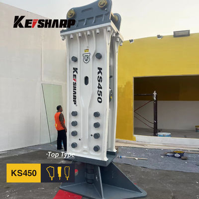 KS450 Top Type Rock Hydraulische Breaker Machine 190 mm Slijpdiameter
