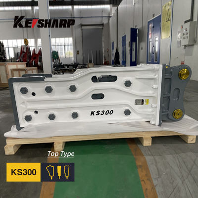 KS300 graafmachine Hydraulische rotsenbreker Toptype 150 mm schiseldiameter