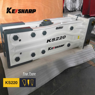 KS220 Top Type Rock Hydraulische Breaker Machine 140 mm Slijpdiameter