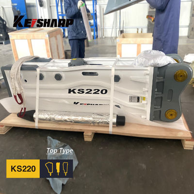 KS220 Top Type Rock Hydraulische Breaker Machine 140 mm Slijpdiameter
