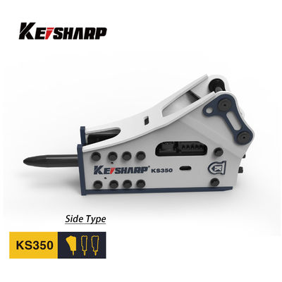 KS350 Side Type Hydraulische Breaker 165mm Chisel 150-300bpm Graafmachine Rotsbreaker